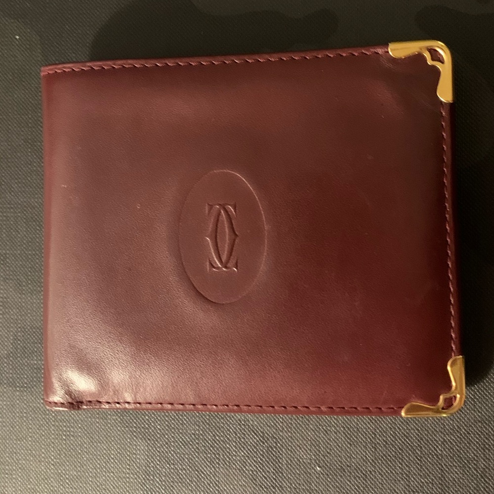 SOLD*AUTHENTIC CARTIER WALLET** - Picture 1 of 5
